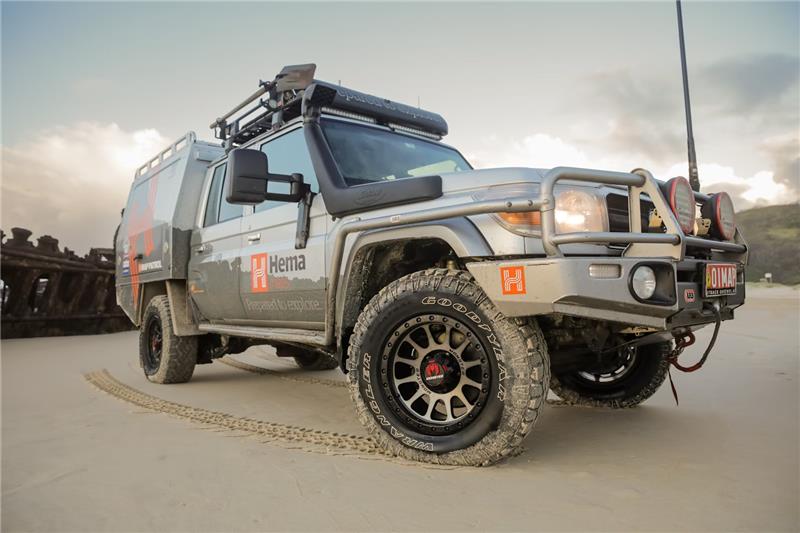 Hema Map Patrol - Monster AMMO wheels and Goodyear Wrangler DuraTrack tyre review 
