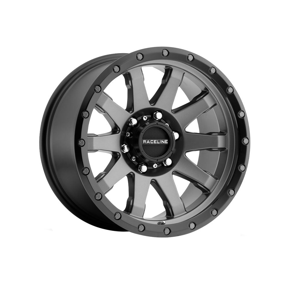 RACELINE CLUTCH Gunmetal 4x4|17X8.5 5/127, Offset +0, Centre bore 78.1, Load Rating 1134 kg