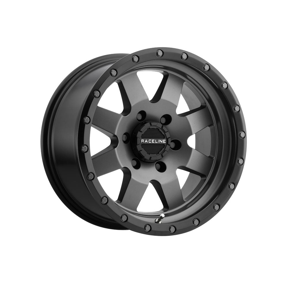 RACELINE DEFENDER Satin Black 4x4|16X6.5 5/160, Offset +45, Centre bore 65.1, Load Rating 1601 kg