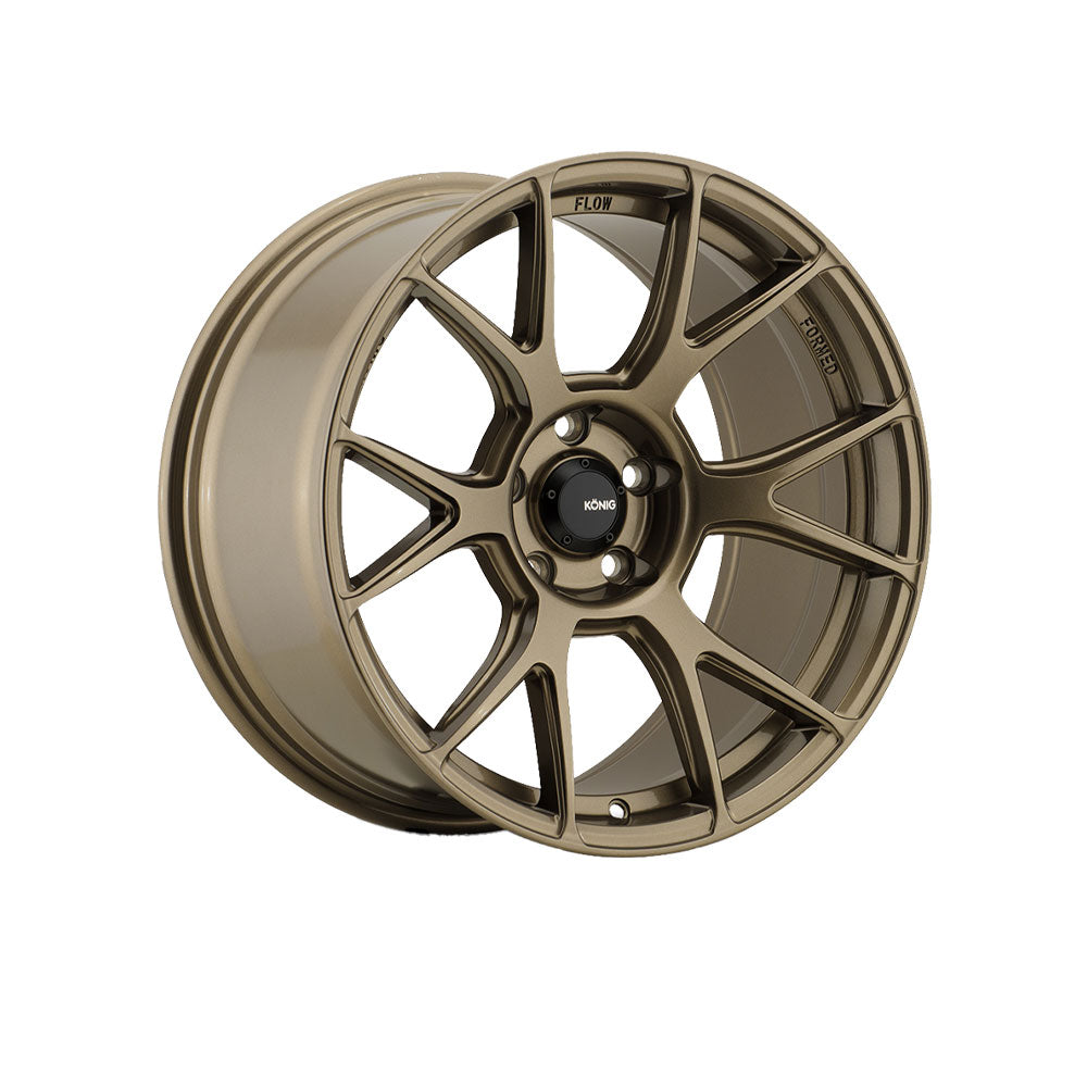 KONIG AMPLIFORM GLOSS BRONZE|18X8.5 5/112, Offset +43, Centre bore 73.1, Load Rating 700 kg