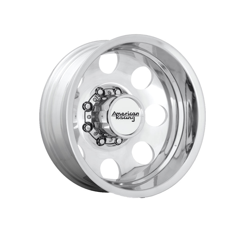 AMERICAN RACING AR204 POLISHED Passenger|17X6 8/165.1, Offset -134, Centre bore 121.5, Load Rating 1451 kg