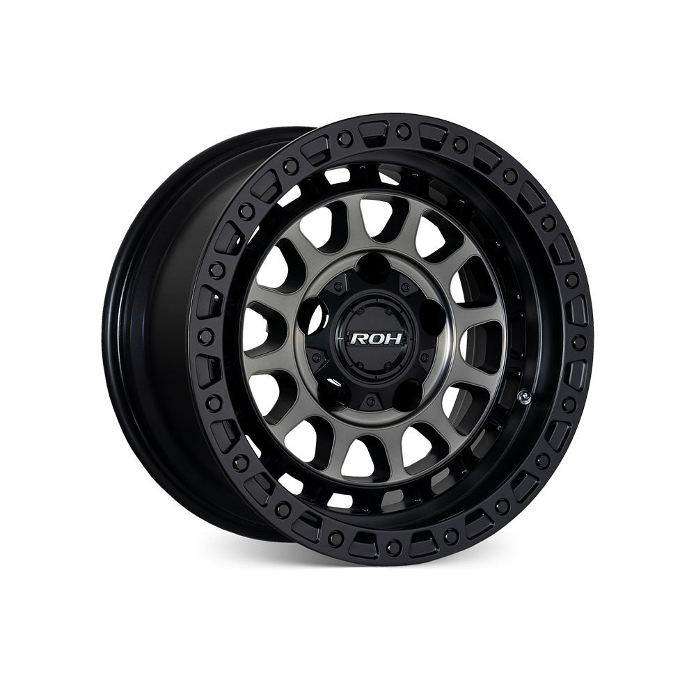 ROH WHEELS ASSAULT DARK TINT MACHINED CENTRE 4x4|18X9 6/139.7, Offset +25, Centre bore 110, Load Rating 1250 kg