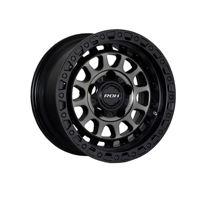 ROH WHEELS ASSAULT MATTE BLACK GRAPHITE 4x4|17X9 6/139.7, Offset +0, Centre bore 110.1, Load Rating 1250 kg