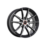 AUSCAR VERGE Charcoal Machined Passenger|14X5.5 4/100, Offset +38, Centre bore 73.1, Load Rating 560 kg