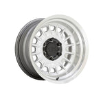 BLACK RHINO ALISO GLOSS SILVER WITH MIRROR CUT 4x4|16X8 6/139.7, Offset -25, Centre bore 106.1, Load Rating 1043 kg