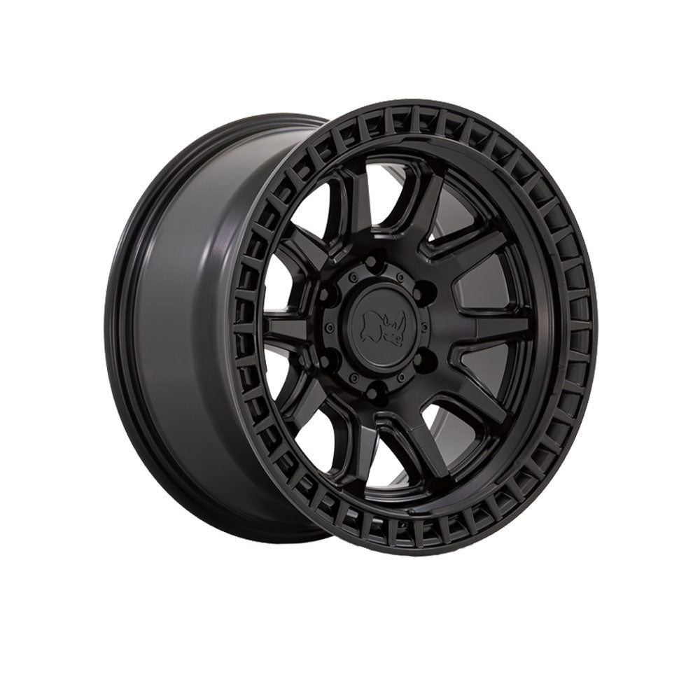 BLACK RHINO CALICO MATTE BLACK 4x4|20X9 5/139.7, Offset +0, Centre bore 78.1, Load Rating 1133 kg