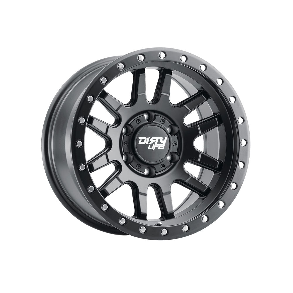 DIRTY LIFE CANYON PRO Matte Black|17X9 6/139.7, Offset -12, Centre bore 110.2, Load Rating 1134 kg