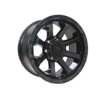 ELITE CAPONE Satin Black 4x4|16X8 6/139.7, Offset +20, Centre bore 106, Load Rating 1400 kg