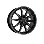 KING WHEELS CRANK GLOSS BLACK/BLACK TINT FACE Passenger|15X6.5 8/100-114.3, Offset +40, Centre bore 73.1, Load Rating 690 kg
