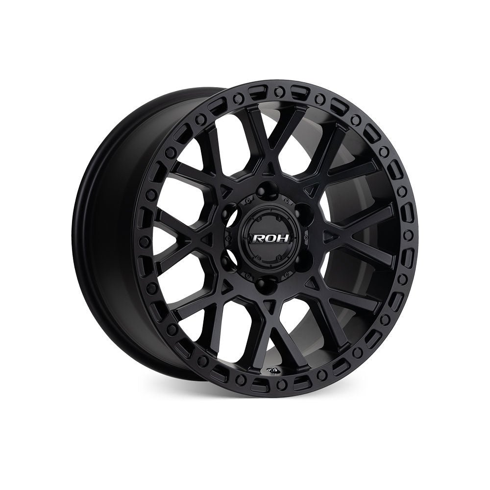 ROH WHEELS CRAWLER MATTE BLACK 4x4|17X9 6/139.7, Offset +0, Centre bore 110.1, Load Rating 1250 kg