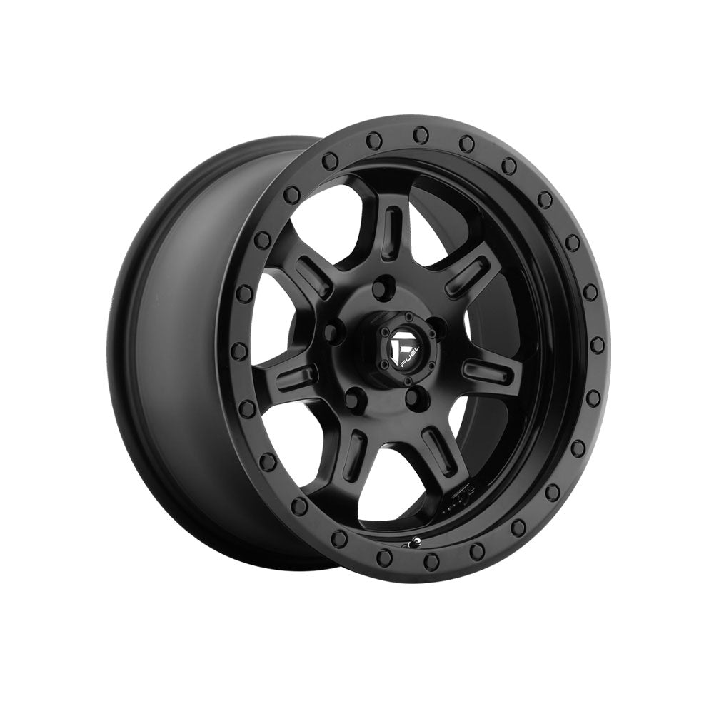 FUEL 1PC D572 JM2 MATTE BLACK 4x4|17X8.5 6/139.7, Offset -6, Centre bore 108, Load Rating 998 kg