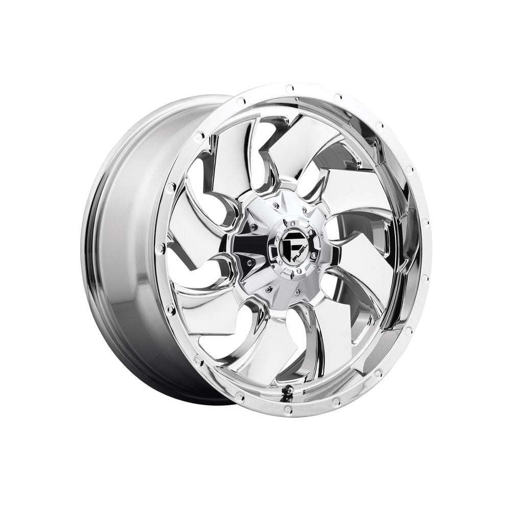 FUEL 1PC D573 CLEAVER CHROME PLATED 4x4|20X9 12/135-139.7, Offset +1, Centre bore 106.1, Load Rating 1134 kg