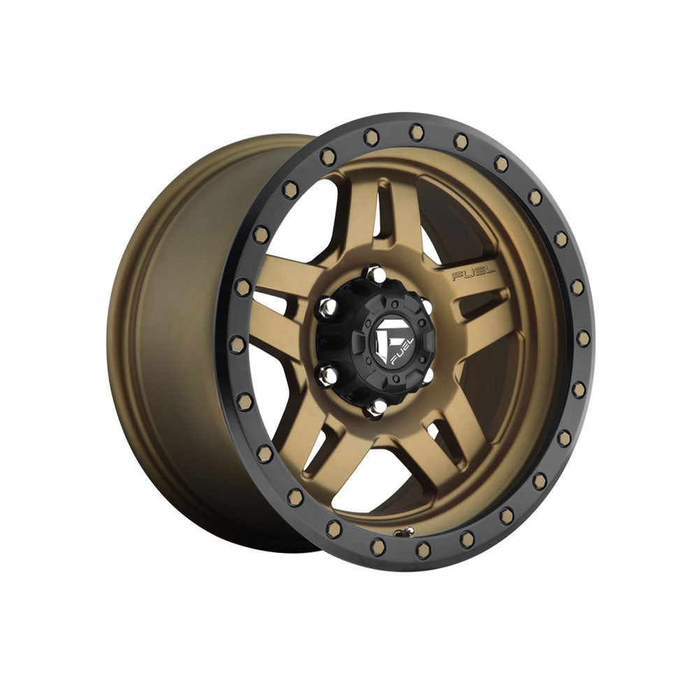 FUEL 1PC D583 ANZA MATTE BRONZE BLACK BEAD RING 4x4|18X9 8/170, Offset +1, Centre bore 125.1, Load Rating 1588 kg
