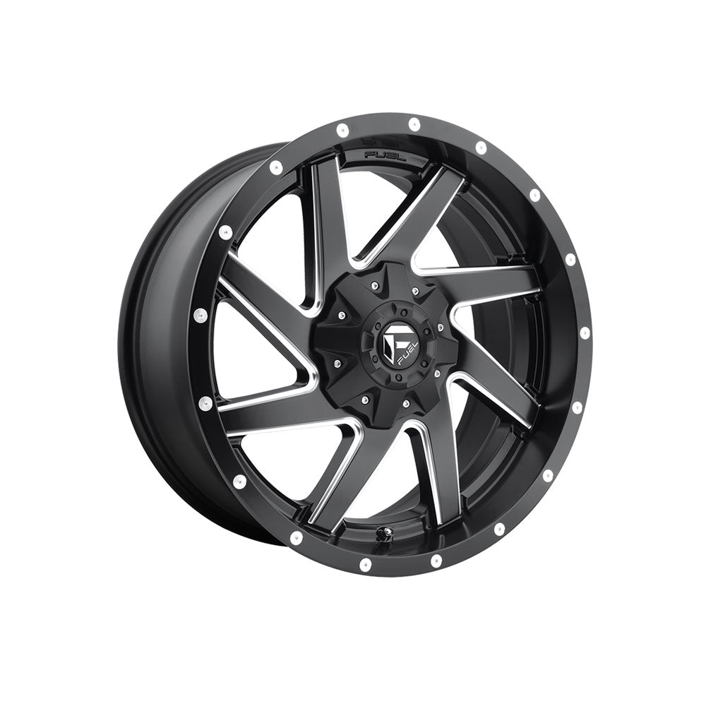FUEL 1PC D594 RENEGADE MATTE BLACK MILLED 4x4|20X10 10/139.7-150, Offset -18, Centre bore 110.1, Load Rating 1134 kg
