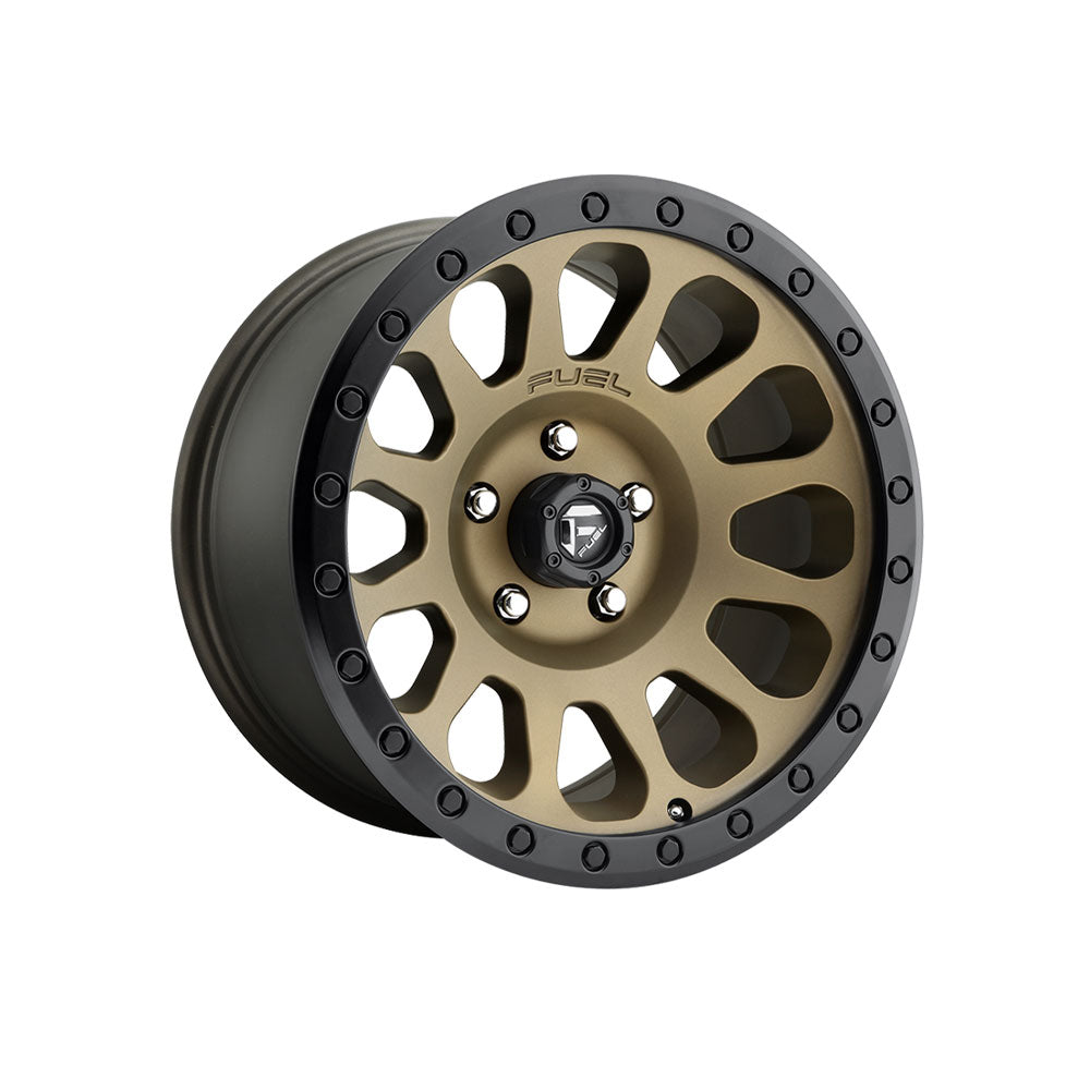 FUEL 1PC D600 VECTOR MATTE BRONZE BLACK BEAD RING 4x4|17X9 5/127, Offset -12, Centre bore 78.1, Load Rating 1134 kg