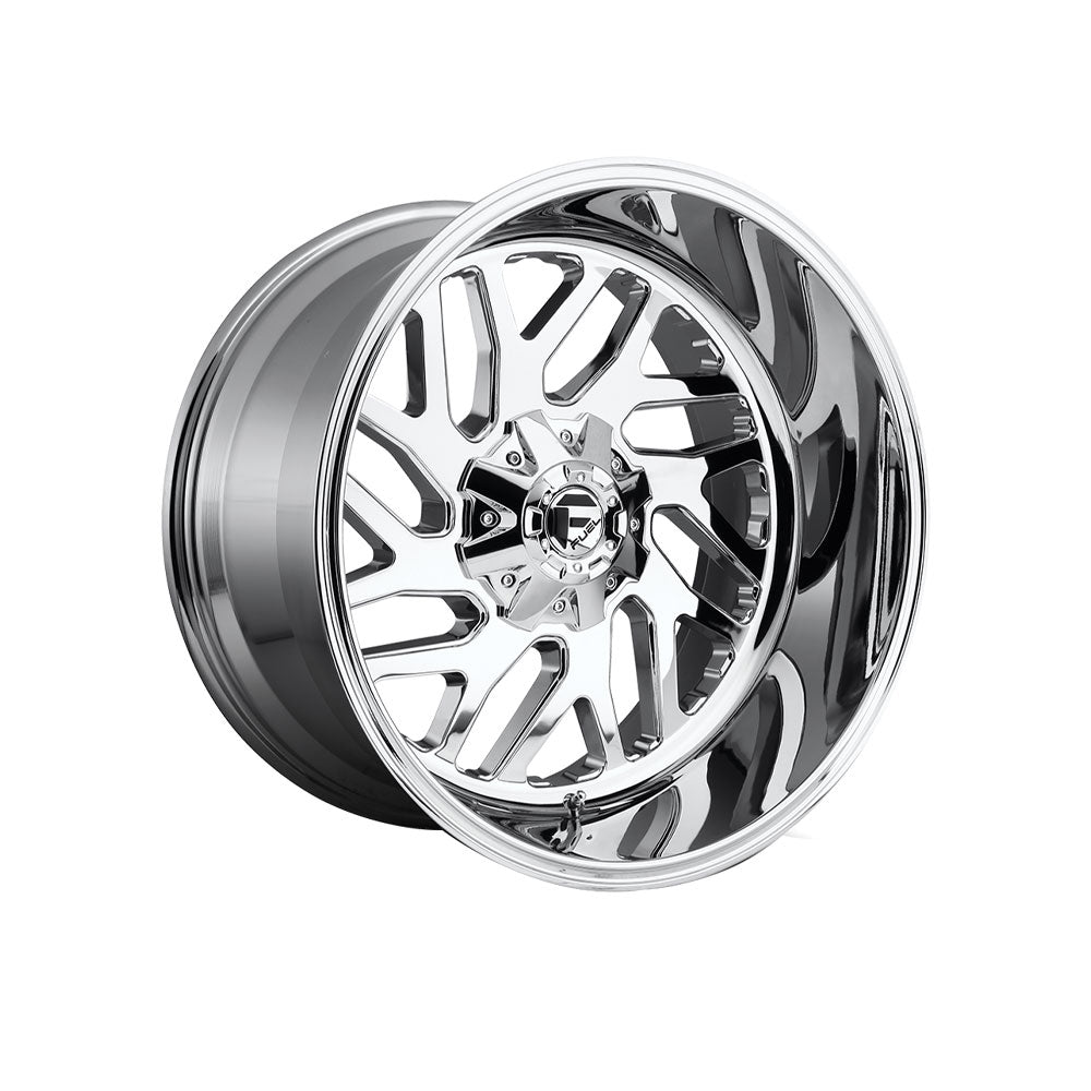 FUEL 1PC D609 TRITON CHROME PLATED 4x4|22X10 8/180, Offset -18, Centre bore 124.2, Load Rating 1678 kg