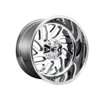 FUEL 1PC D609 TRITON CHROME PLATED 4x4|22X10 8/180, Offset -18, Centre bore 124.2, Load Rating 1678 kg
