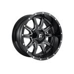 FUEL 1PC D627 VANDAL GLOSS BLACK MILLED 4x4|20X9 10/114.3-127, Offset +1, Centre bore 78.1, Load Rating 1134 kg