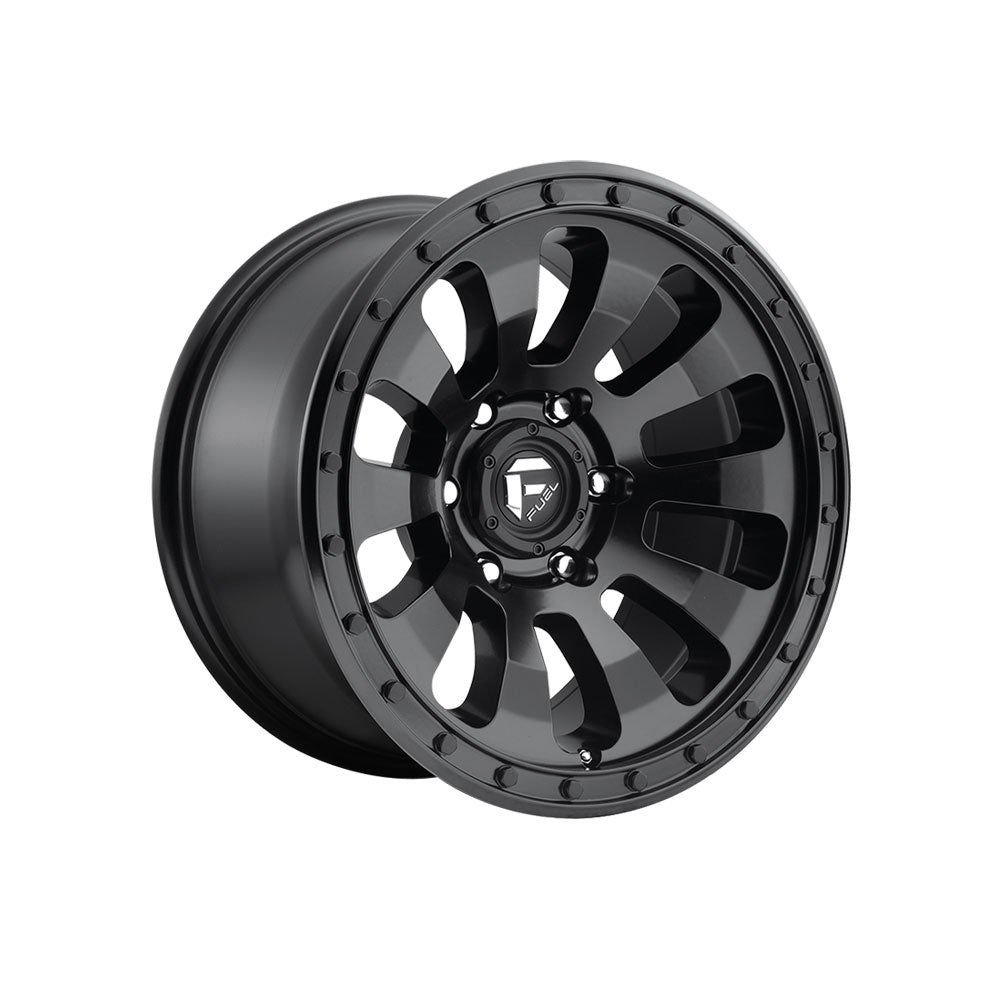 FUEL 1PC D630 TACTIC MATTE BLACK 4x4|18X9 5/127, Offset +20, Centre bore 71.5, Load Rating 1133 kg