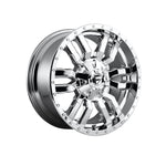 FUEL 1PC D631 SLEDGE CHROME PLATED 4x4|22X10 10/139.7-150, Offset +10, Centre bore 110.1, Load Rating 1134 kg