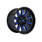 FUEL 1PC D646 HARDLINE GLOSS BLACK BLUE TINTED CLEAR 4x4|20X9 8/180, Offset +1, Centre bore 124.2, Load Rating 1678 kg