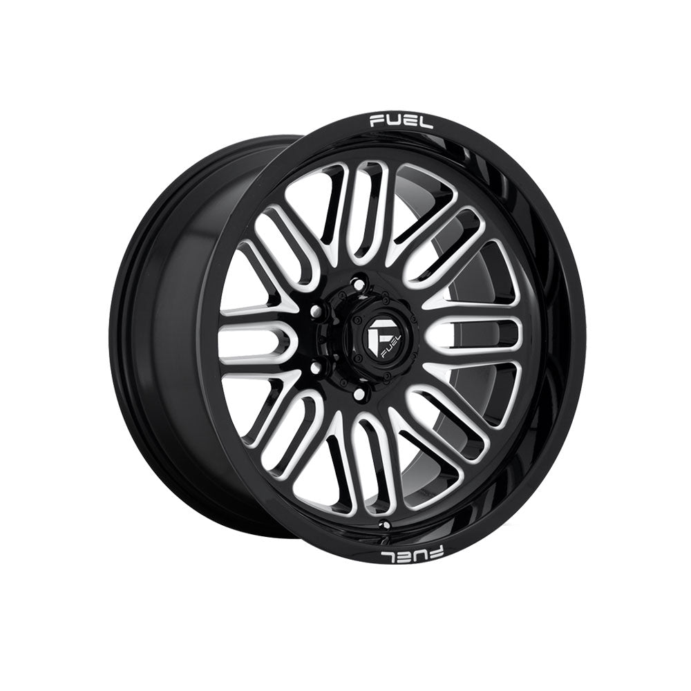 FUEL 1PC D662 IGNITE GLOSS BLACK MILLED 4x4|20X10 8/165.1, Offset -18, Centre bore 125.1, Load Rating 1678 kg