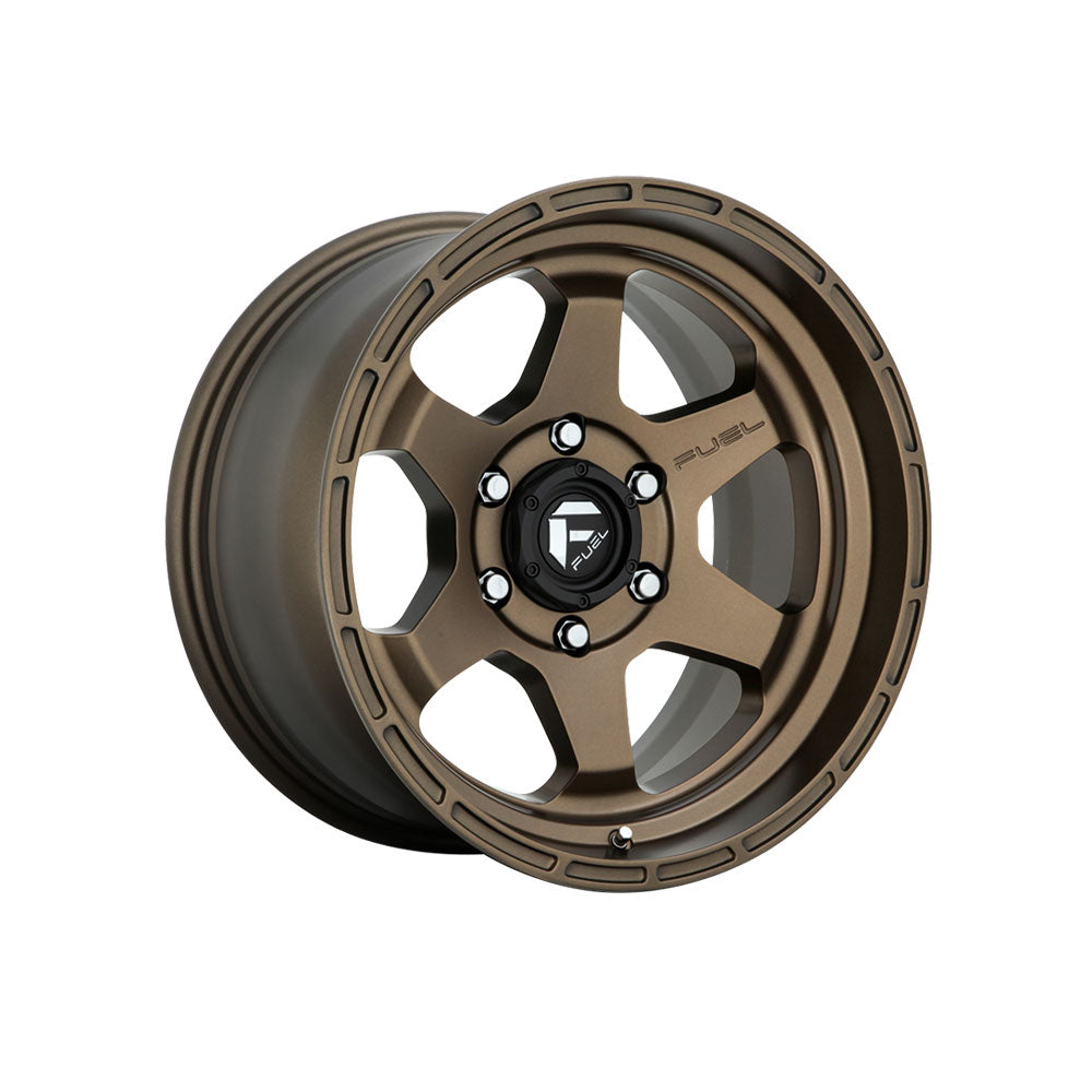 FUEL 1PC D666 SHOK MATTE BRONZE 4x4|18X9 6/135, Offset +20, Centre bore 87.1, Load Rating 1134 kg