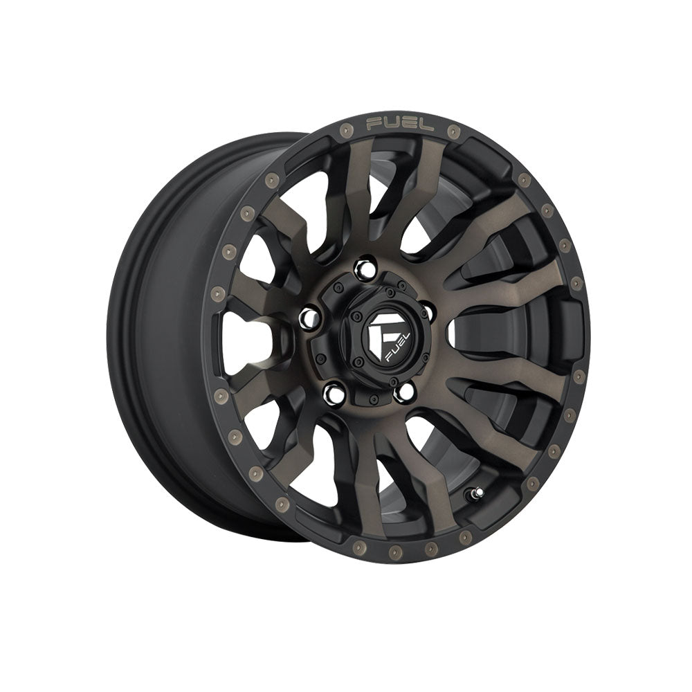 FUEL 1PC D674 BLITZ MATTE BLACK DOUBLE DARK TINT 4x4|22X10 8/170, Offset -18, Centre bore 125.1, Load Rating 1678 kg
