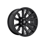 FUEL 1PC D675 BLITZ GLOSS BLACK 4x4|17X9 8/180, Offset +1, Centre bore 124.2, Load Rating 1678 kg