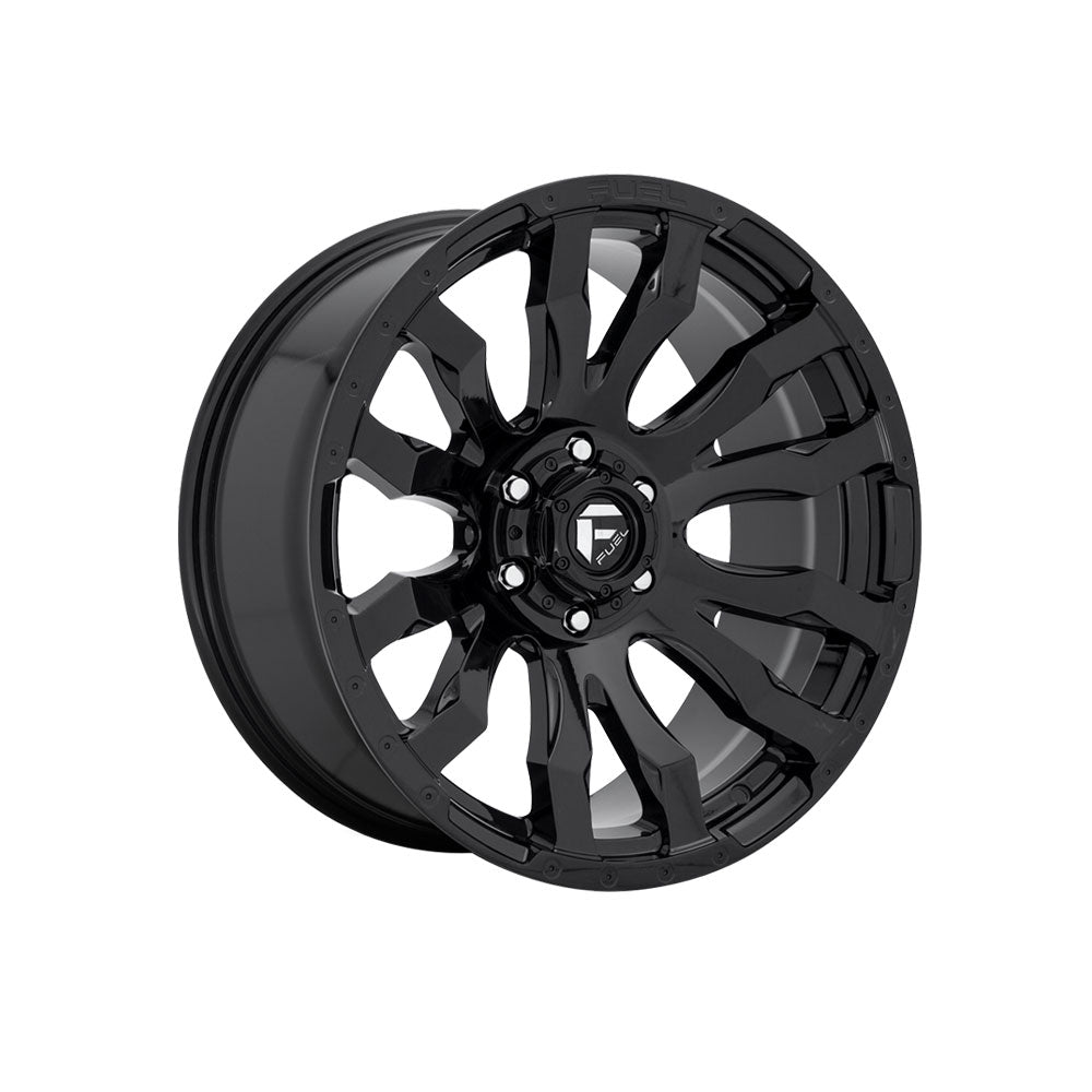 FUEL 1PC D675 BLITZ GLOSS BLACK 4x4|22X10 6/139.7, Offset -18, Centre bore 106.1, Load Rating 1134 kg