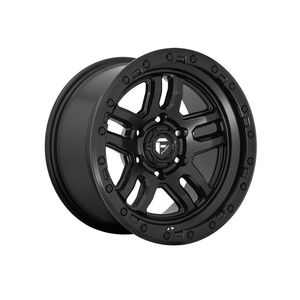 FUEL 1PC D700 AMMO MATTE BLACK 4x4|18X9 6/139.7, Offset +1, Centre bore 106.1, Load Rating 1045 kg