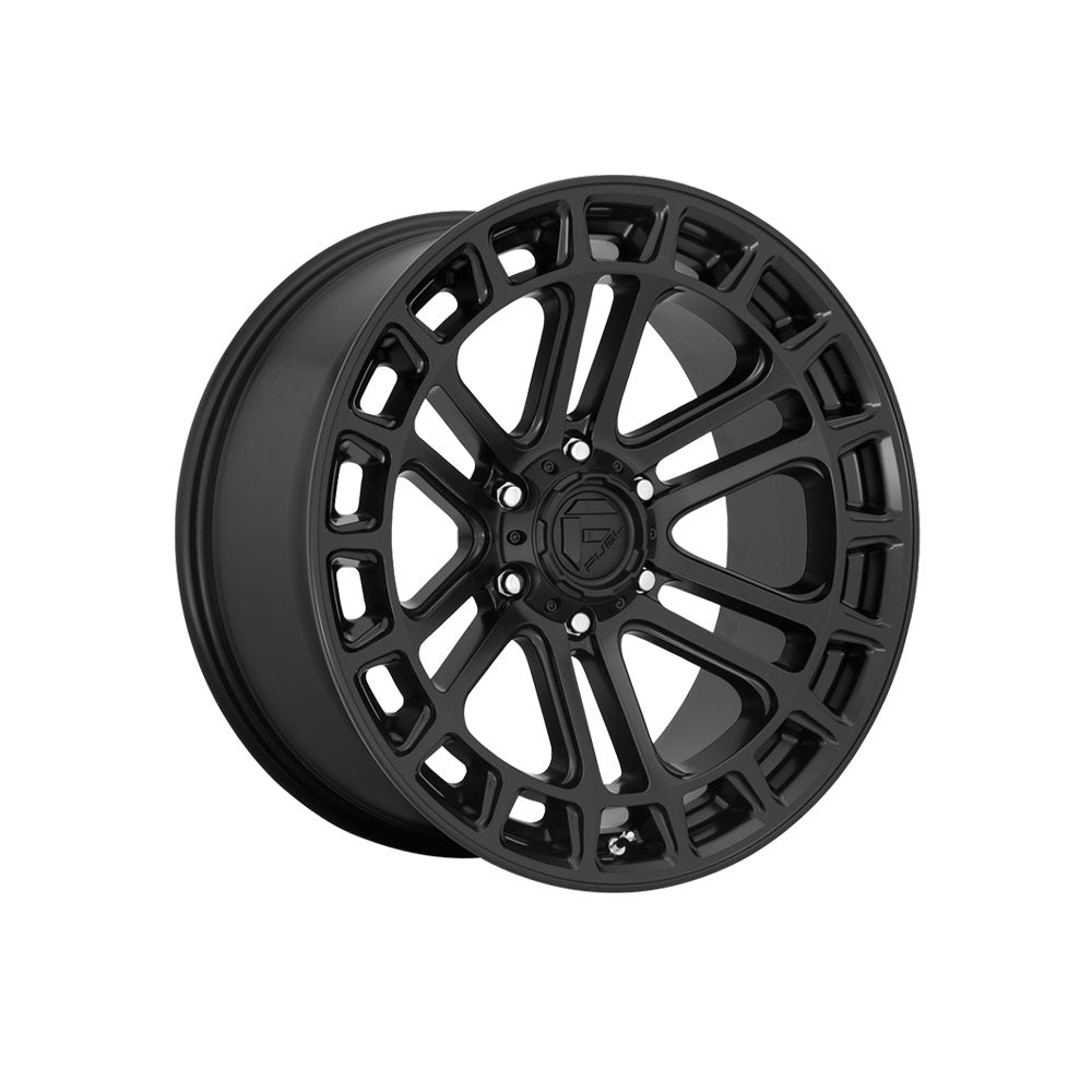 FUEL 1PC D718 HEATER MATTE BLACK 4x4|18X9 6/139.7, Offset +1, Centre bore 106.1, Load Rating 1136 kg