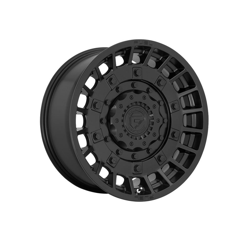 FUEL 1PC D723 MILITIA MATTE BLACK 4x4|17X9 10/114.3-127, Offset -12, Centre bore 78.1, Load Rating 1136 kg
