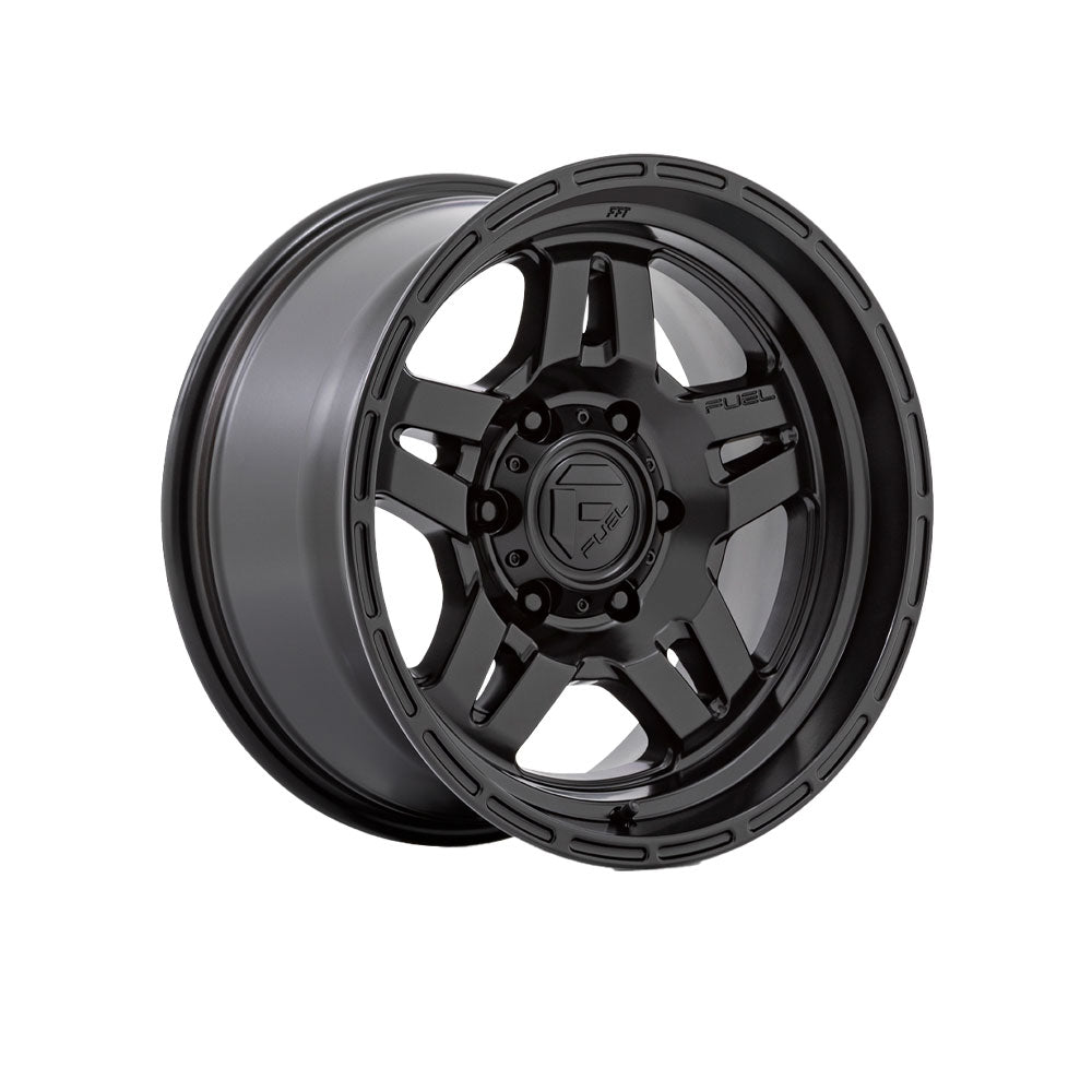 FUEL 1PC D799 OXIDE BLACKOUT 4x4|18X9 6/139.7, Offset +1, Centre bore 106.1, Load Rating 1133 kg