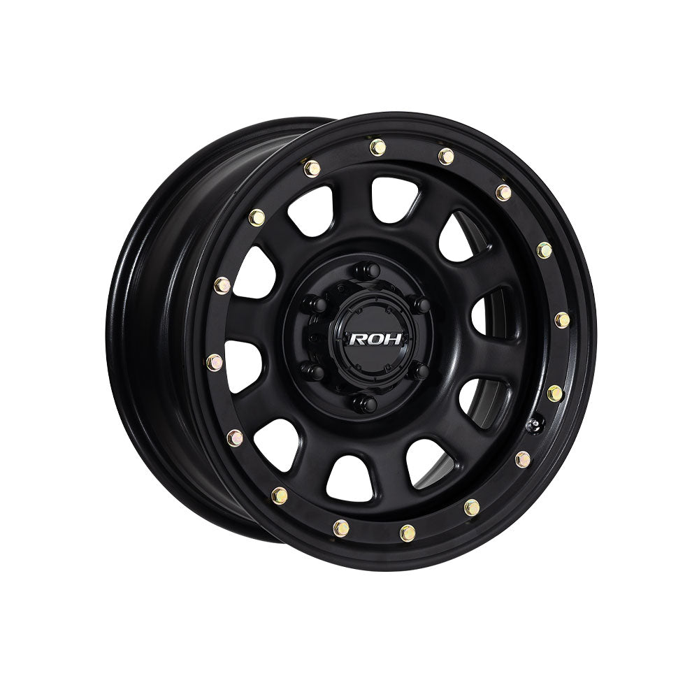 ROH WHEELS D-LOCKER BLACK 4x4|17X8 6/139.7, Offset +0, Centre bore 110, Load Rating 1150 kg