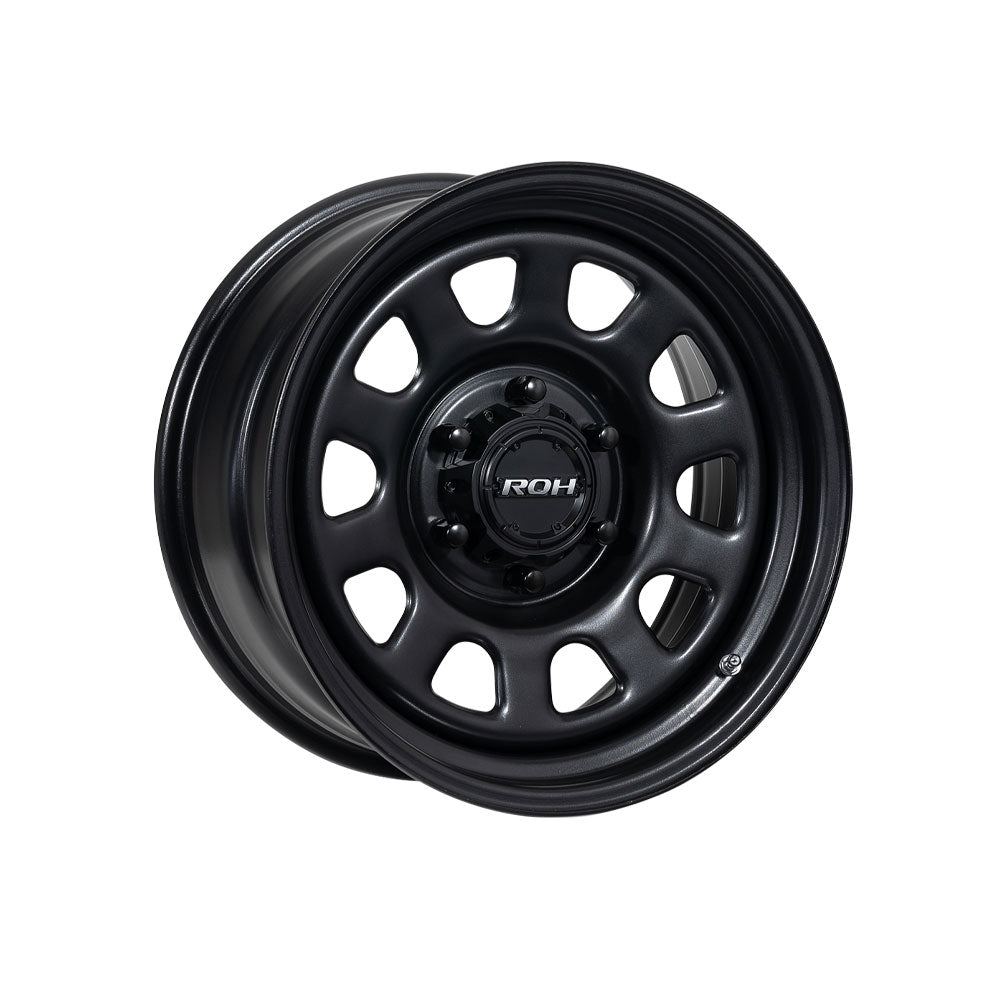 ROH WHEELS DAYTONA BLACK 4x4|16X8 6/139.7, Offset +0, Centre bore 110, Load Rating 1250 kg