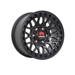 MONSTER DELTA SATIN BLACK 4x4|17X8.5 6/139.7, Offset +20, Centre bore 106.1, Load Rating 1500 kg