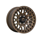 MONSTER DELTA SATIN BRONZE 4x4|17X8.5 6/139.7, Offset +20, Centre bore 106.1, Load Rating 1500 kg