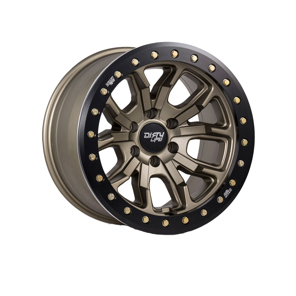 DIRTY LIFE DT1 Satin Gold 4x4|17X9 5/150, Offset -12, Centre bore 110.2, Load Rating 1540 kg
