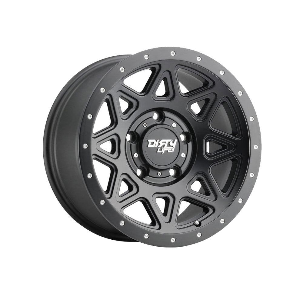 DIRTY LIFE DT2 Matte Black 4x4|17X9 6/139.7, Offset +0, Centre bore 110, Load Rating 1540 kg