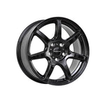 AUSCAR EVO GLOSS BLACK 4x4|17X7.5 5/100, Offset +40, Centre bore 73.1, Load Rating 850 kg