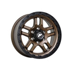 FORGEAUTO HOSTILE BRONZE CENTRE BLACK LIP 4X4|18X8.5 6/139.7, Offset +35, Centre bore 106.1, Load Rating 1500 kg