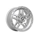 FORGEAUTO HOSTILE SILVER MACHINED Passenger|18X8.5 6/139.7, Offset +20, Centre bore 106.1, Load Rating 1500 kg