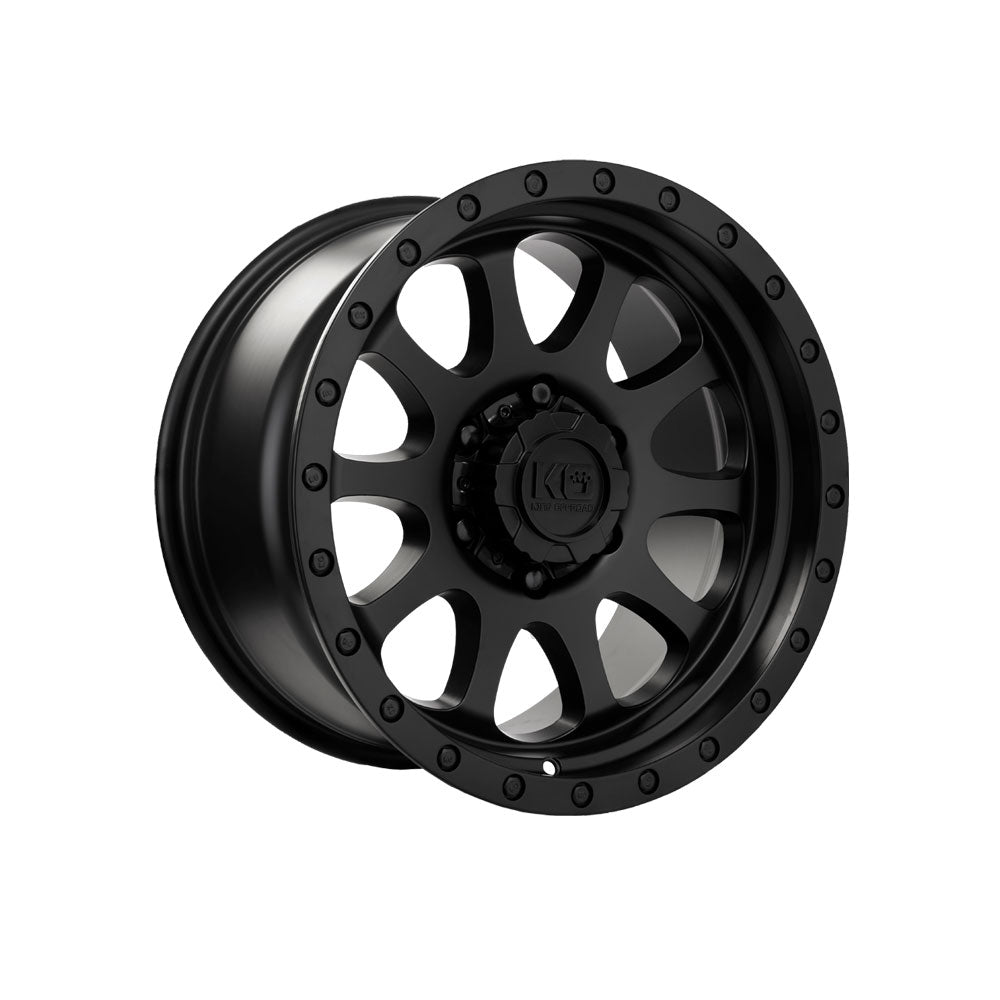 KING OFFROAD HURRICANE SATIN BLACK 4x4|17X9 5/120, Offset +30, Centre bore 73.1, Load Rating 1600 kg