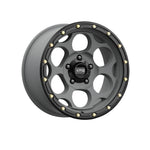 KMC KM541 DIRTY HARRY Satin Gray With Black Lip 4x4|18X8.5 6/139.7, Offset +18, Centre bore 106.2, Load Rating 1136 kg