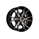 KING WHEELS KT-6 GLOSS BLACK/MACHINED FACE 4x4|15X6 6/139.7, Offset +0, Centre bore 110.2, Load Rating 1286 kg