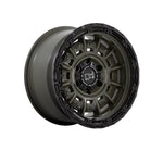 BLACK RHINO LEGION OLIVE DRAB GREEN WITH BLACK LIP 4x4|17X9 5/127, Offset +0, Centre bore 71.5, Load Rating 1133 kg