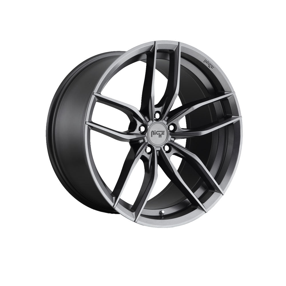 NICHE 1PC M204 VOSSO GLOSS ANTHRACITE Passenger|18X8 5/112, Offset +42, Centre bore 66.56, Load Rating 818 kg