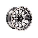 KING OFFROAD SNATCH LIGHT GUNMETAL/MACHINED FACE 4x4|17X9 6/114.3, Offset +0, Centre bore 66.2, Load Rating 1600 kg