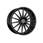 KING WHEELS MILANO SATIN BLACK Passenger|18X8 5/100, Offset +43, Centre bore 73.1, Load Rating 700 kg